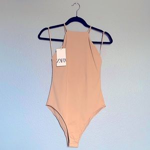Zara Bodysuits Nude and White